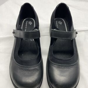 ABEO 24/7 Brea Black Leather Mary Jane Comfort Shoes Women's Size 8 M EUC